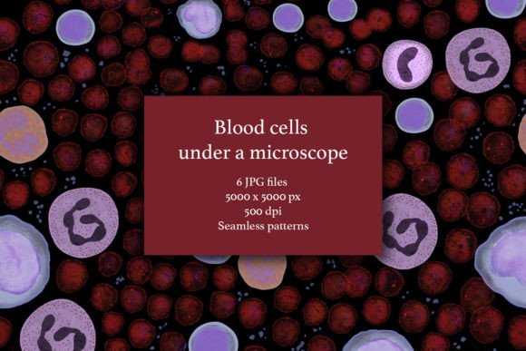 Blood Cells Under a Microscope: A Strategic Tool for Creative Medical and Biological Designs