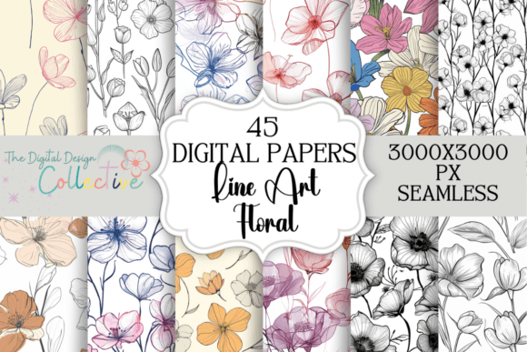 Boho Seamless Flowers Patterns: A Versatile Design Resource for Creative Projects