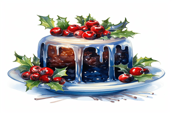 Christmas Cake Background Uses and Benefits