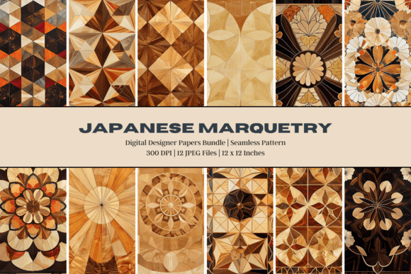 Japanese Marquetry Wood Pattern: A Timeless Design Element for Creative Projects