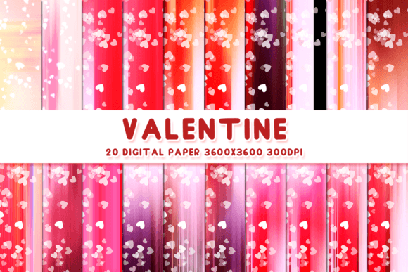 Retro Heart Pattern Digital Papers 10: Timeless Design for Modern Creations