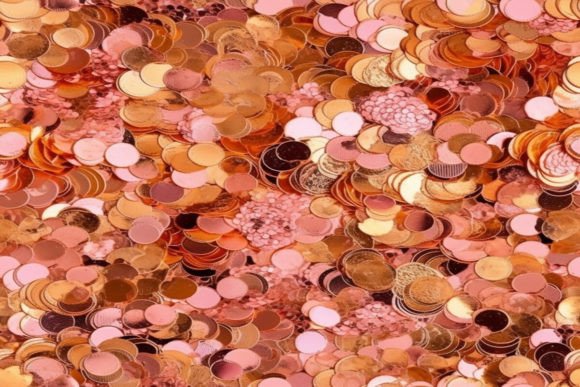 Rose Gold Sequin Seamless Pattern for Creative Projects