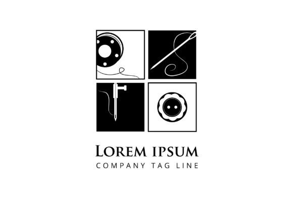 Sewing Threads Logo: A Symbolic Design for Textile Enthusiasts