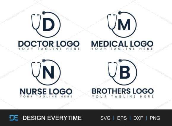 Stethoscope Medical Logo Design: Elevate Your Healthcare Brand with Professionalism and Trust