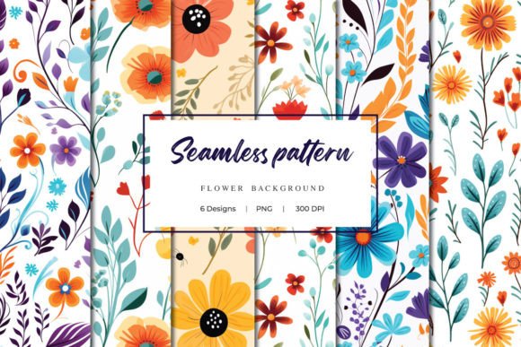 Subtle Bohemian Floral Seamless Patterns: A Versatile Design Asset for Modern Creatives