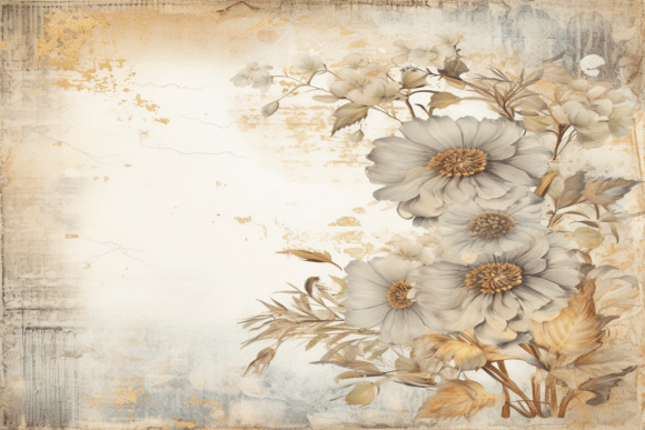Vinrage Floral Background: A Versatile Design Asset