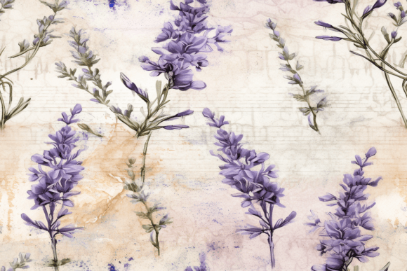 Vintage Lavander Background: A Timeless Design Asset for Modern Creations