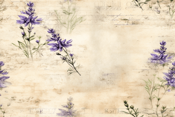 Vintage Lavander Pattern: Timeless Elegance for Creative Projects